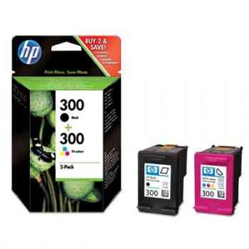 CARTUCHO HP 300 CN637EE PACK NEGRO Y COLOR